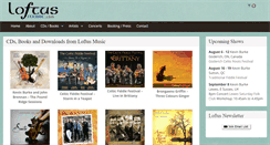 Desktop Screenshot of loftusmusic.com